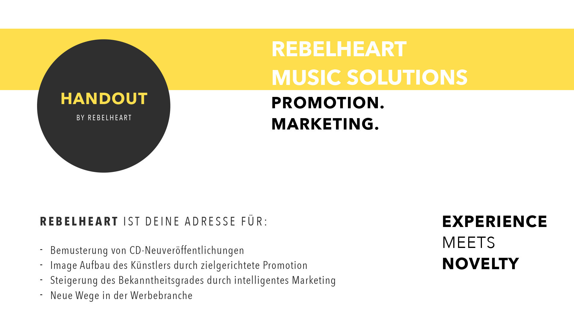 RebelHeart Music Solutions | Handout